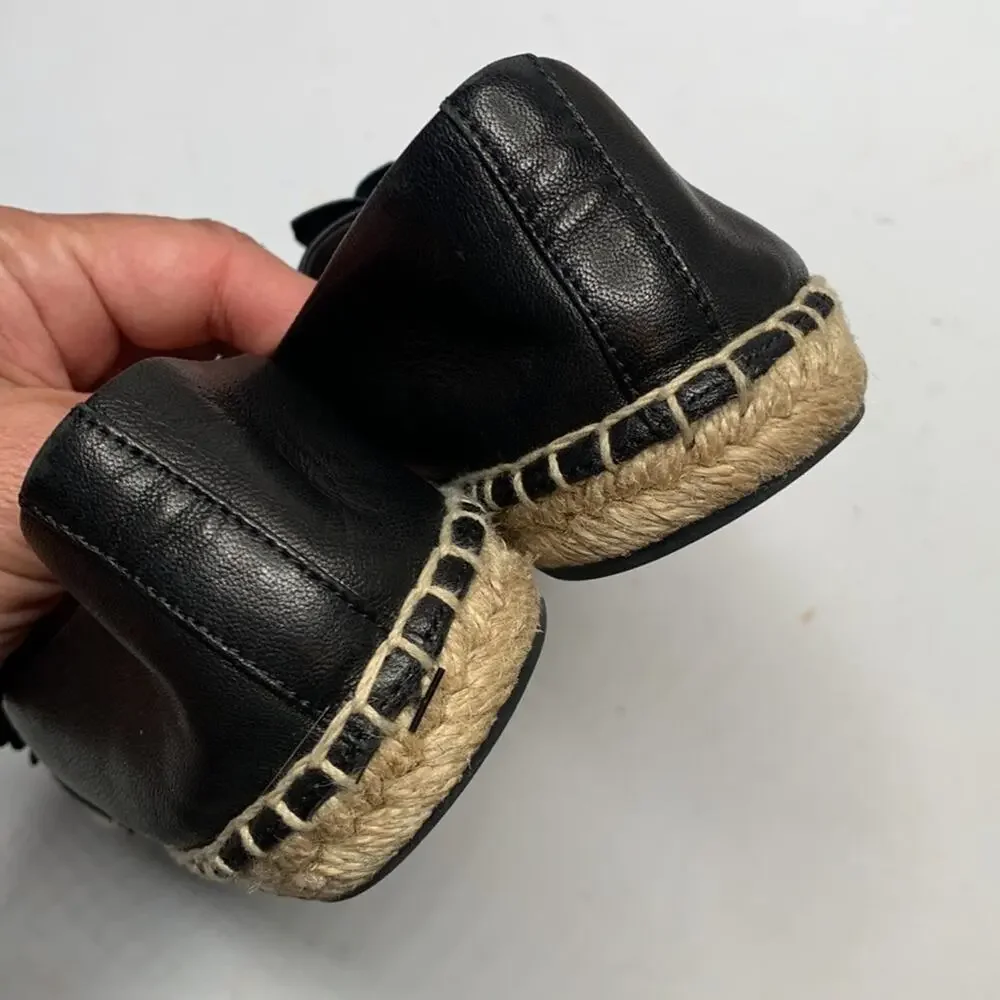 Tory Burch leather appliques pair